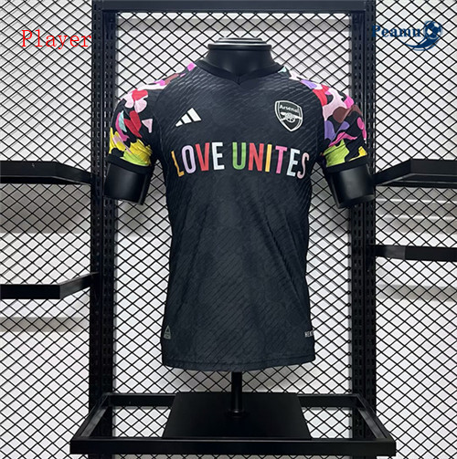 Peamu - Maillot foot Arsenal Player Version pre-match Training Noir 2023-2024 Original