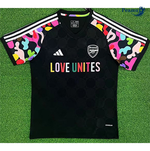 Peamu - Maillot foot Arsenal pre-match Training Noir 2023-2024 Outlet
