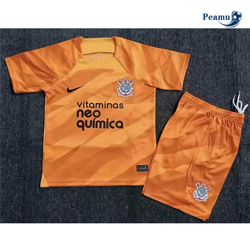 Peamu - Maillot foot Corinthians Enfant Gardien de but 2023-2024 Chinois