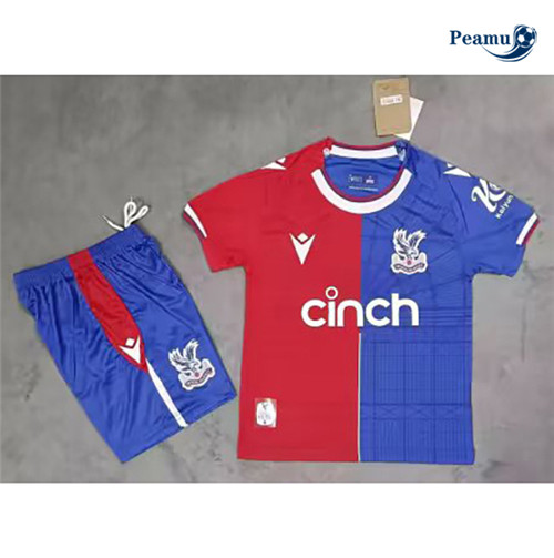 Peamu - Maillot foot Crystal Palace Enfant Domicile 2023-2024 Officiel