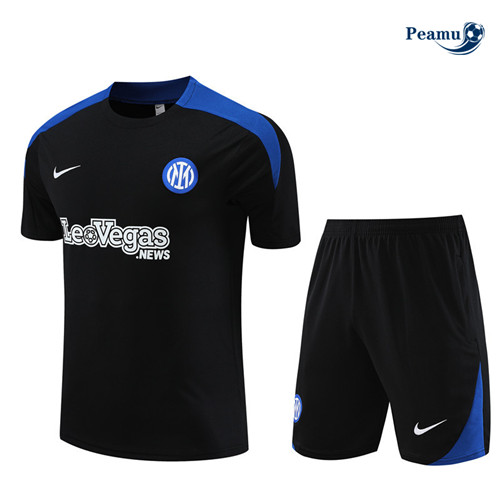 Peamu - Maillot foot Kit Entrainement Inter Milan Enfant Survetement 2024-2025 noir 2024-2025 Paris