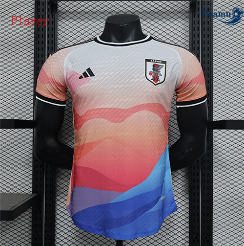 Peamu - Maillot foot Japon Player Version special Rouge 2023-2024 personnalisé