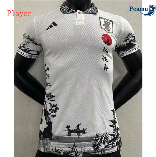 Peamu - Maillot foot Japon Player Version Special Blanc 2023-2024 Original