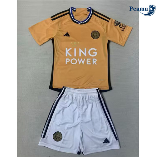 Peamu - Maillot foot Leicester City Enfant Third 2023-2024 Original