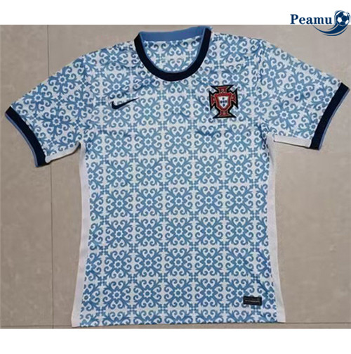 Peamu - Maillot foot Portugal Bleu 2023-2024 personnalisé