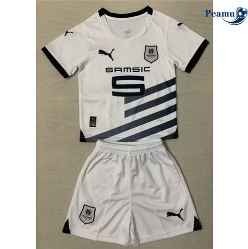 Peamu - Maillot foot Rennes Enfant Exterieur 2023-2024 Outlet
