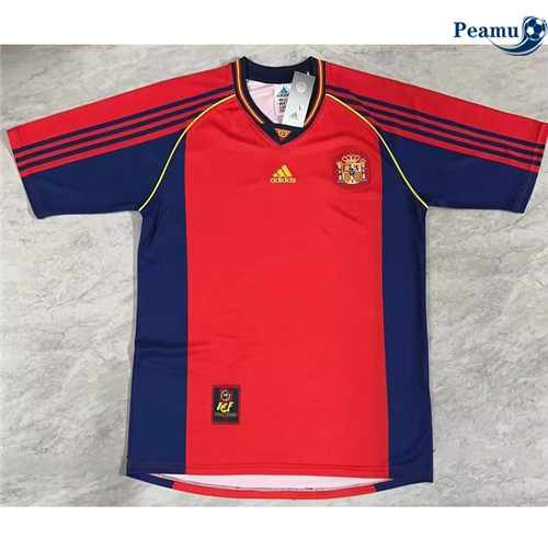 Peamu - Maillot Rétro Espagne Domicile 1998-99 Chinois