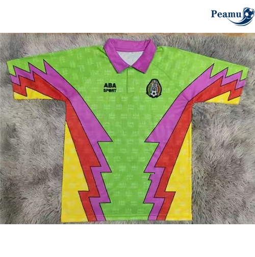Peamu - Maillot Rétro Mexique Domicile 1995 Officiel