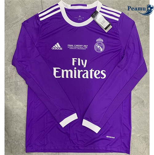 Peamu - Maillot Rétro Real Madrid Exterieur Manche Longue 2016-17 France