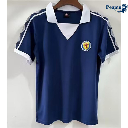 Peamu - Maillot Rétro Écosse Domicile 1978 Chinois
