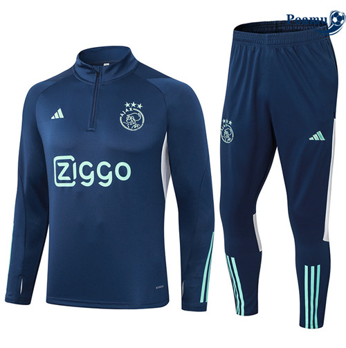 Peamu - Survetement AFC Ajax bleu royal 2024-2025 Paris