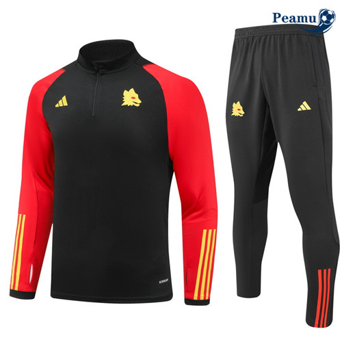 Peamu - Survetement AS Rome Enfant rouge 2024-2025 discout