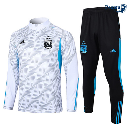 Peamu - Survetement Argentine Blanc 2024-2025 Soldes