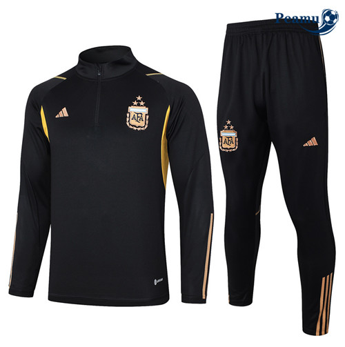 Peamu - Survetement Argentine Enfant noir 2024-2025 Soldes