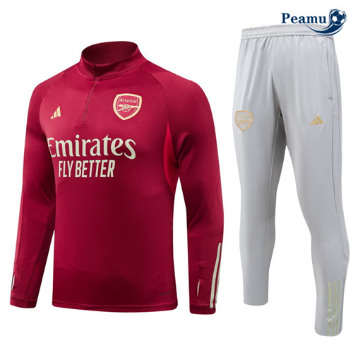 Peamu - Survetement Arsenal rouge bordeaux 2024-2025 Original