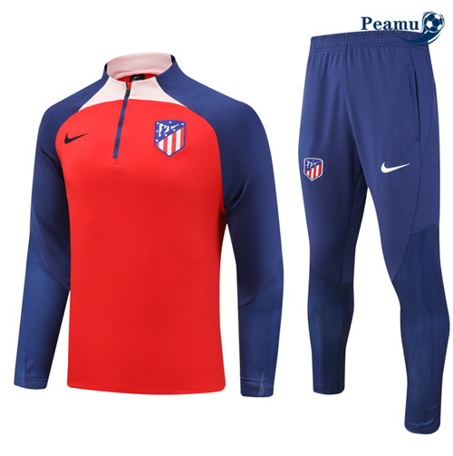 Peamu - Survetement Atletico Madrid Enfant rouge 2024-2025 Chinois
