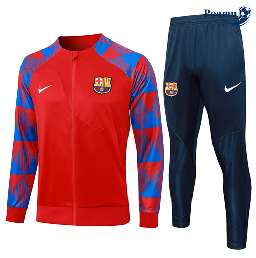 Peamu - Veste Survetement Barcelone Enfant rouge 2024-2025 discout