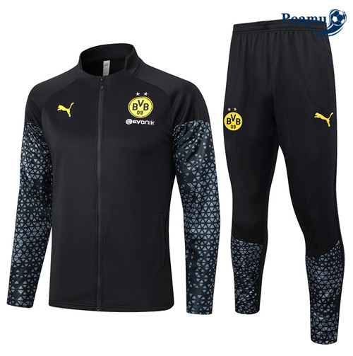 Peamu - Veste Survetement Borussia Dortmund noir 2024-2025 prix