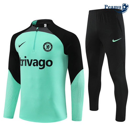 Peamu - Survetement Chelsea vert clair 2024-2025 Officiel