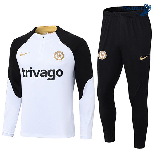 Peamu - Survetement Chelsea Blanc 2024-2025 Original