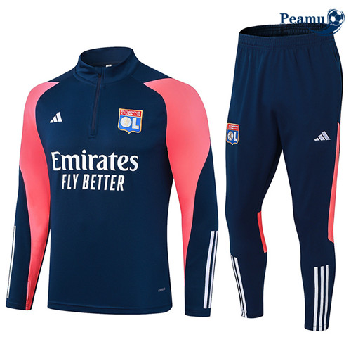 Peamu - Survetement Lyon bleu royal 2024-2025 personnalisé