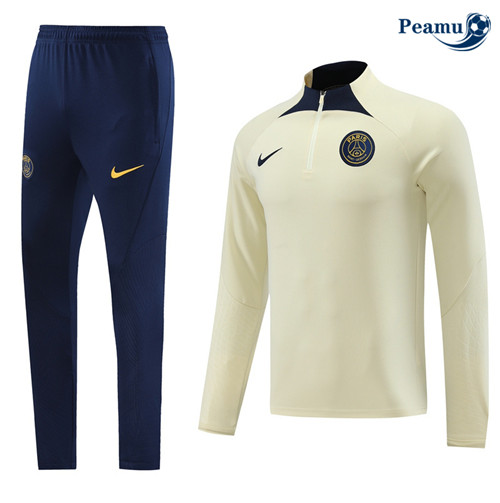 Peamu - Survetement Paris PSG blanc cassé 2024-2025 Officiel