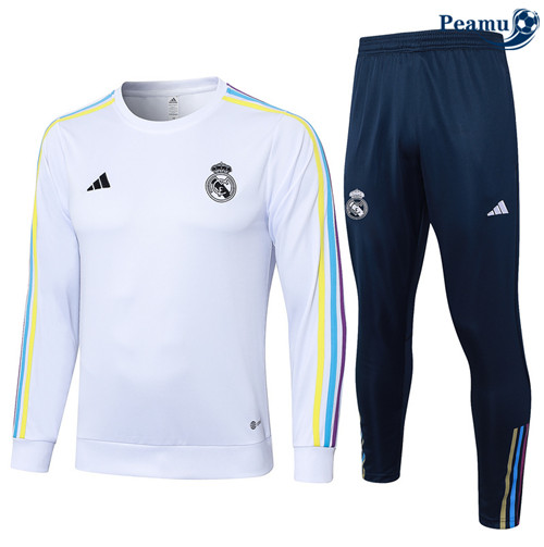 Peamu - Survetement Real Madrid Blanc 2024-2025 Soldes