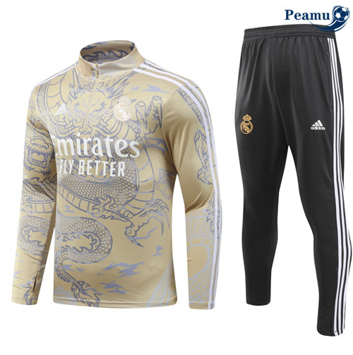 Peamu - Special Survetement Real Madrid Enfant jaune clair 2024-2025 discout
