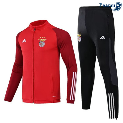 Peamu - Veste Survetement S.L Benfica rouge 2024-2025 Officiel
