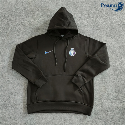 Peamu - Doudoune Sweat A Capuche Al-Nassr noir 2024-2025 Original