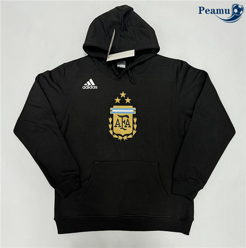 Peamu - Sweat A Capuche Argentine noir 2024-2025 grossiste