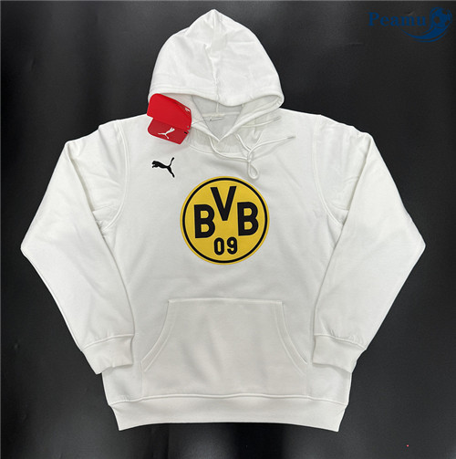 Peamu - Sweat A Capuche Borussia Dortmund Blanc 2024-2025 grossiste