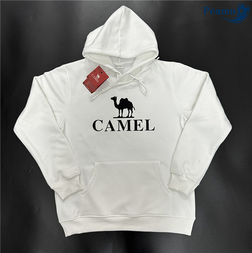 Peamu - Sweat A Capuche Chameau Blanc 2024-2025 Chinois