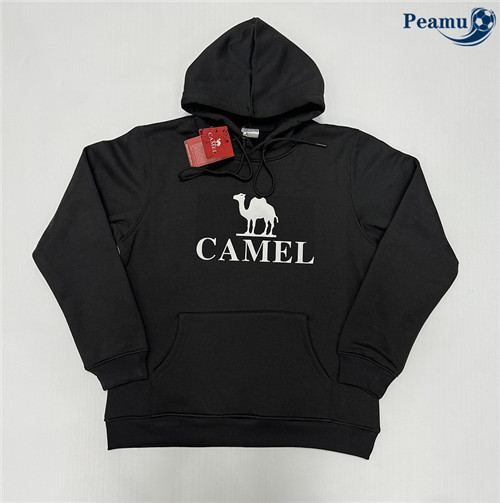 Peamu - Sweat A Capuche Chameau noir 2024-2025 grossiste
