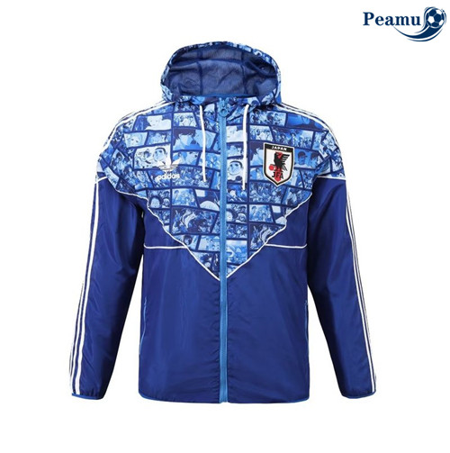 Peamu - Coupe vent Japon bleu 2024-2025 Officiel