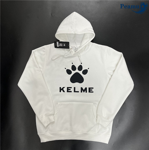 Peamu - Sweat A Capuche Kelme Blanc 2024-2025 Paris