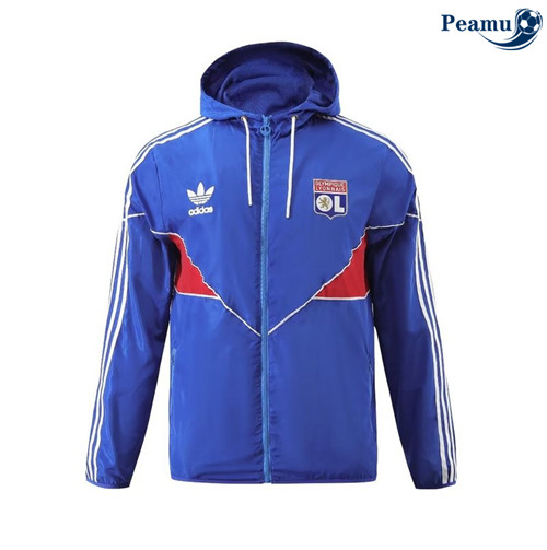 Peamu - Coupe vent Olympique Lyonnais bleu 2024-2025 Officiel