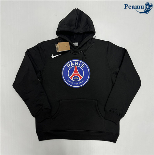 Peamu - Sweat A Capuche Paris PSG noir 2024-2025 Original