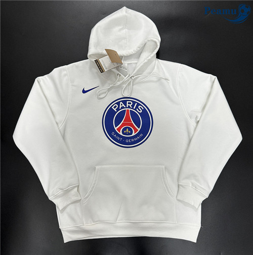 Peamu - Sweat A Capuche Paris PSG Blanc 2024-2025 prix
