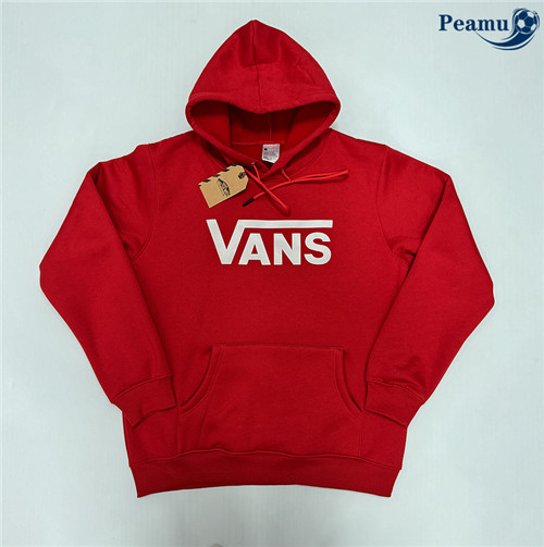 Peamu - Sweat A Capuche Vans rouge 2024-2025 Officiel