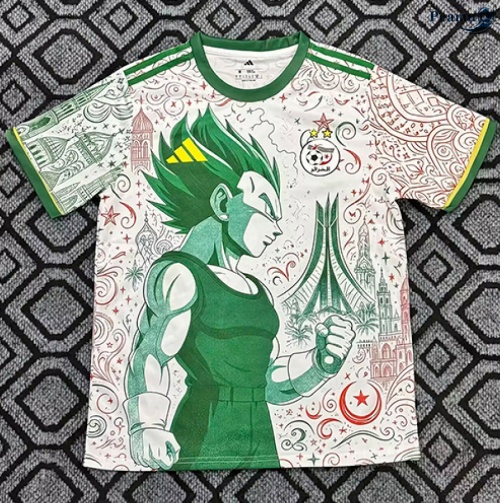 Maillot foot Algérie Naruto Vert 2026-2027 Prix