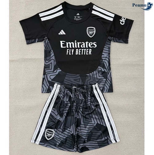 Maillot foot Arsenal Enfant Gardien De But Noir 2026-2027 Soldes