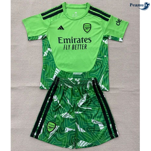 Maillot foot Arsenal Enfant Gardien De But Vert 2026-2027 Chinois