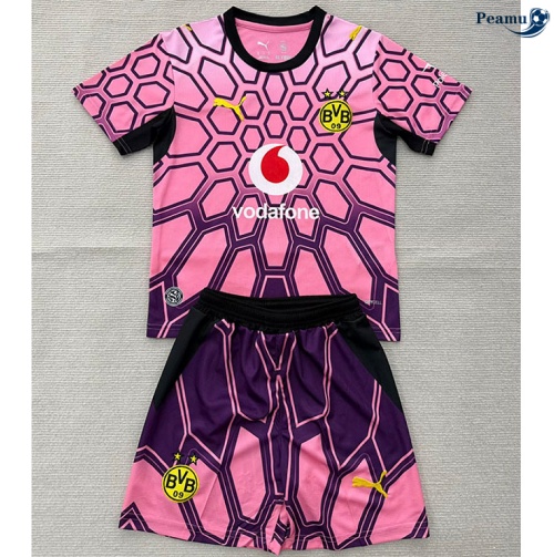 Maillot foot Borussia Dortmund Enfant Gardien De But Rose 2026-2027 Grossiste