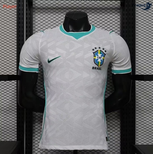 Maillot foot Brésil Player Spécial Blanc 2026-2027 Personnalisé