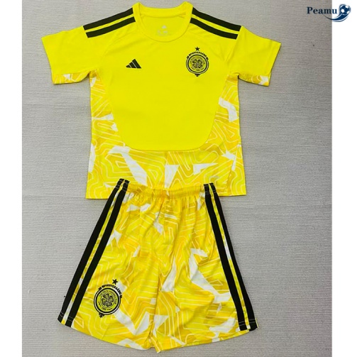 Peamu Maillot foot Celtic Enfant Gardien de but Jaune 2026-2027
