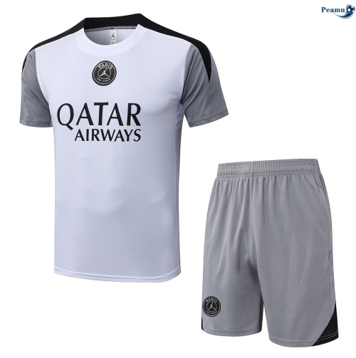 Maillot foot Kit Entrainement PSG + Shorts Blanc 2026-2027 Outlet