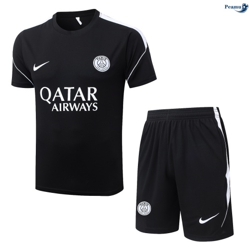 Maillot foot Kit Entrainement PSG + Shorts Noir 2026-2027 Chinois
