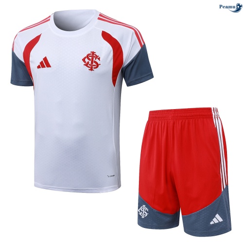 Maillot foot Kit Entrainement SC Internacional + Shorts Blanc 2026-2027 Discout