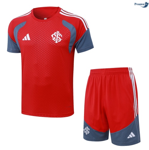 Maillot foot Kit Entrainement SC Internacional + Shorts Rouge 2026-2027 Personnalisé